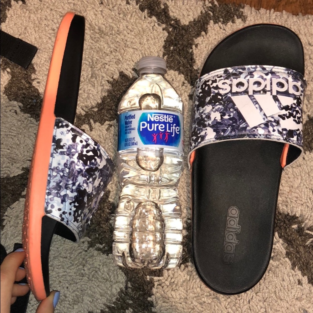 Adidas women’s adilette comfort slides